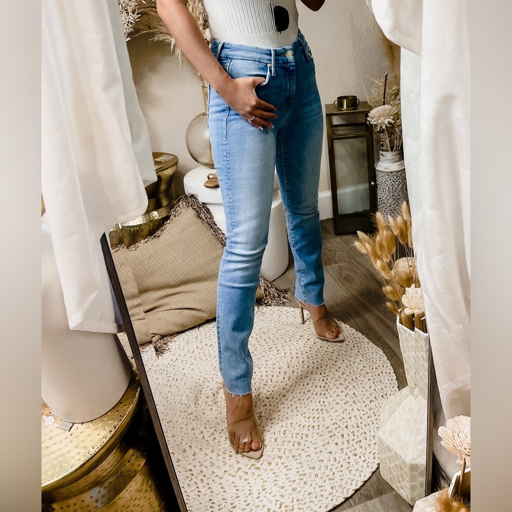 MOTHER The Looker Ankle Fray “hold my hand” size 29 - Picture 7 of 16